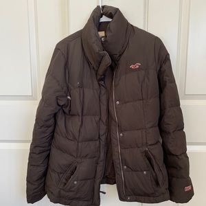 Hollister puffy jacket